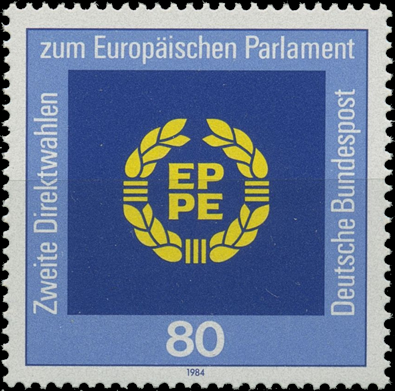 Briefmarken BRD (Bund) 1984, Mi.Nr. 1209, Direktwahlen EU. Postfrisch
