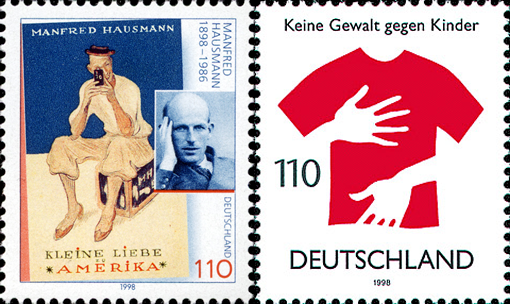 Briefmarken BRD (Bund) 1998, Mi.Nr. 2012, 2013, Postfrisch