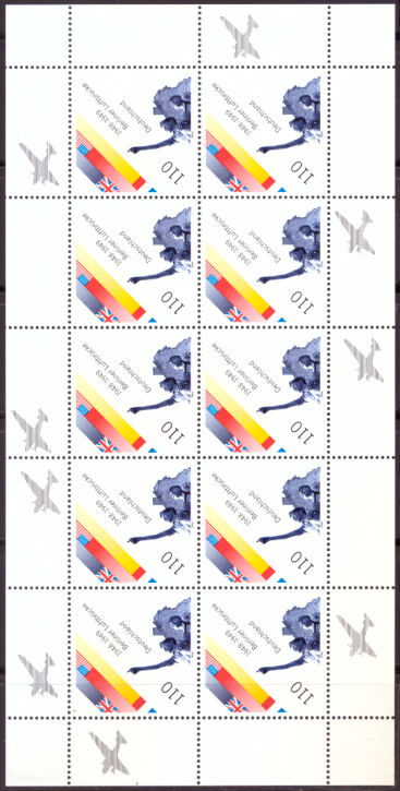 Briefmarken BRD (Bund) 1999, Mi.Nr. 2048 Kleinbogen, Blockade Berlins. Postfrisch