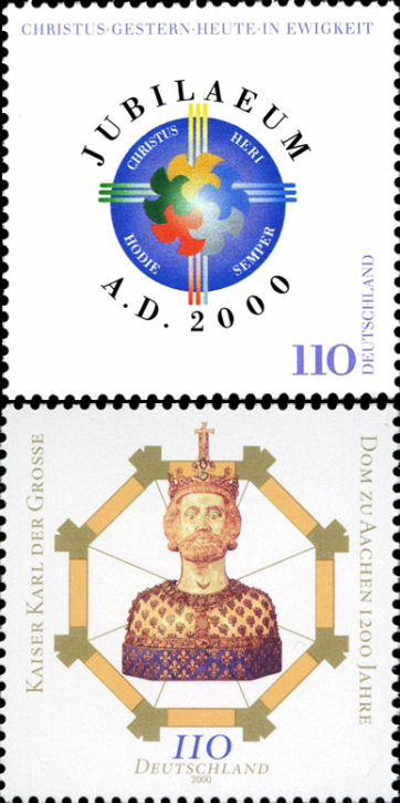 Briefmarken BRD (Bund) 1999, Mi.Nr. 2087, 2088. Postfrisch