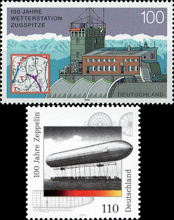 Briefmarken BRD (Bund) 2000, Mi.Nr. 2127, 2128. Postfrisch