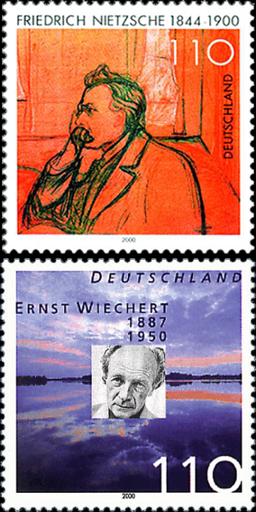 Briefmarken BRD (Bund) 2000, Mi.Nr. 2131, 2132. Postfrisch