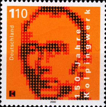 Briefmarken BRD (Bund) 2000, Mi.Nr. 2135. 150 Jahre Kolpingwerk. Postfrisch