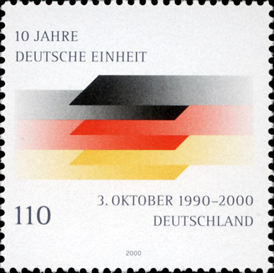 Briefmarken BRD (Bund) 2000, Mi.Nr. 2142. 10 Jahre Deutsche Einheit. Postfrisch