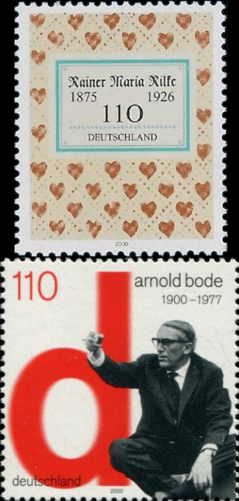 Briefmarken BRD (Bund) 2000, Mi.Nr. 2154, 2155. Postfrisch