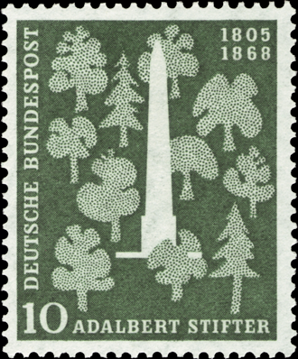 Briefmarken BRD (Bund) 1955, Mi.Nr. 220, Adalbert Stifter. Postfrisch