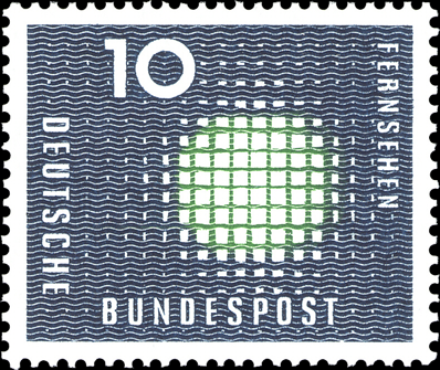 Briefmarken BRD (Bund) 1957, Mi.Nr. 267, Fernsehen. Postfrisch