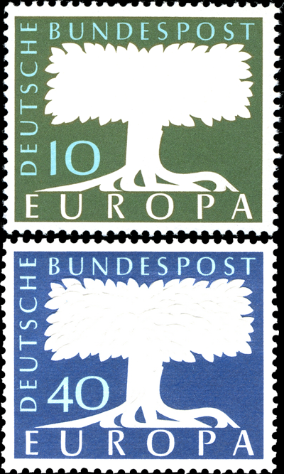 Briefmarken BRD (Bund) 1957, Mi.Nr. 268-269, Europa. Postfrisch