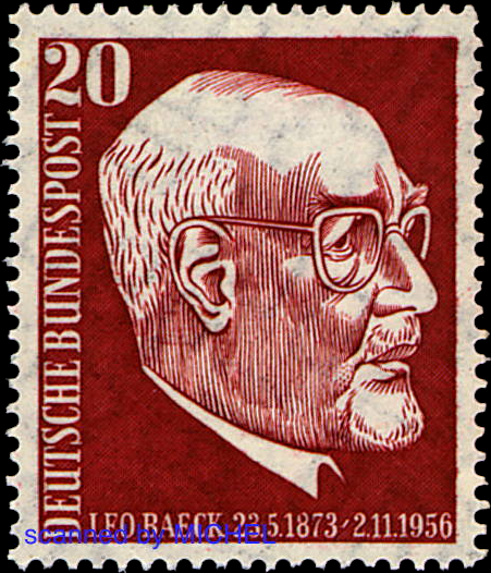 Briefmarken BRD (Bund) 1957, Mi.Nr. 278, Dr. Leo Baeck. Postfrisch