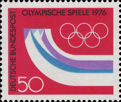 Briefmarken BRD (Bund) 1976, Mi.Nr. 875, Olympische Winterspiele, Innsbruck. Postfrisch
