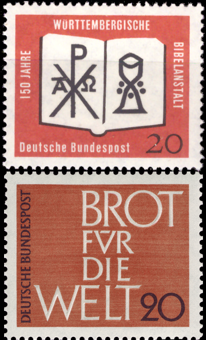 Briefmarken BRD (Bund) 1962, Mi.Nr. 382, 389, Postfrisch