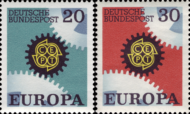 Briefmarken BRD (Bund) 1967, Mi.Nr. 533-534, Europa. Postfrisch