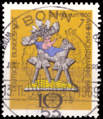 Briefmarken BRD (Bund) 1969, Mi.Nr. 610, Weihnachtsmarke. Gestempelt