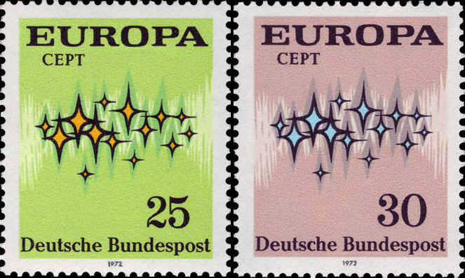Briefmarken BRD (Bund) 1972, Mi.Nr. 716-717, Europa. Postfrisch