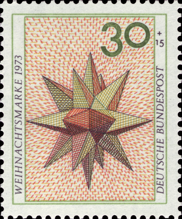 Briefmarken BRD (Bund) 1973, Mi.Nr. 790, Weihnachten. Postfrisch