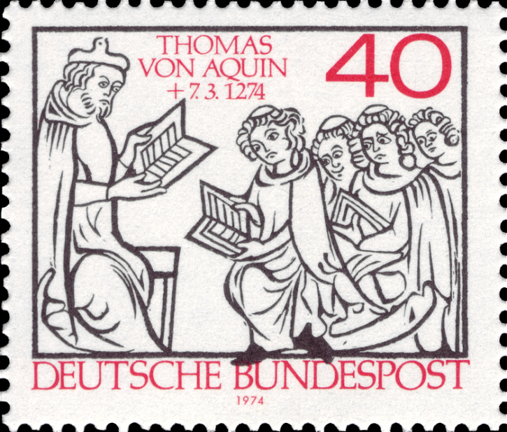 Briefmarken BRD (Bund) 1974, Mi.Nr. 795, Thomas von Aquin. Postfrisch