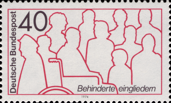 Briefmarken BRD (Bund) 1974, Mi.Nr. 796, Rehabilitation Behinderter. Postfrisch