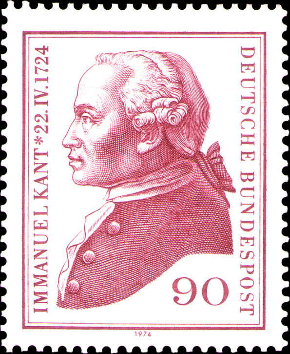 Briefmarken BRD (Bund) 1974, Mi.Nr. 806, Immanuel Kant. Postfrisch