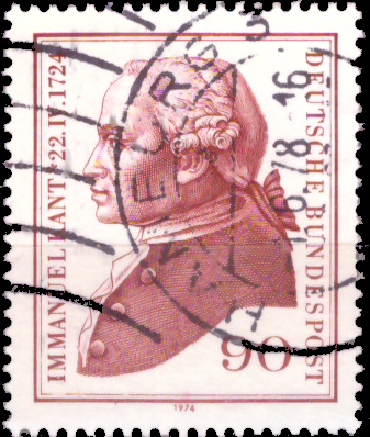 Briefmarken BRD (Bund) 1974, Mi.Nr. 806, Immanuel Kant. Gestempelt