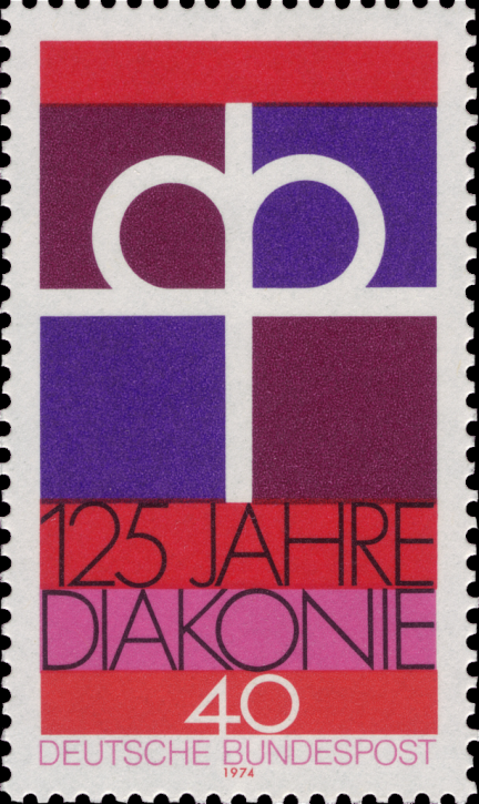 Briefmarken BRD (Bund) 1974, Mi.Nr. 810, Diakonie. Postfrisch