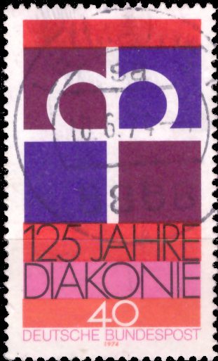 Briefmarken BRD (Bund) 1974, Mi.Nr. 810, Diakonie. Gestempelt