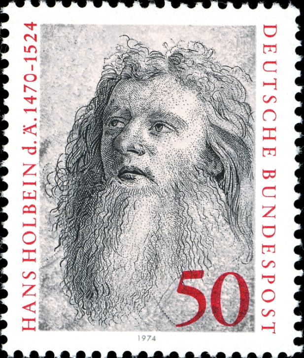 Briefmarken BRD (Bund) 1974, Mi.Nr. 813, Holbein d. Ä. Postfrisch