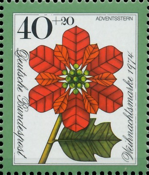 Briefmarken BRD (Bund) 1974, Mi.Nr. 824, Weihnachten. Postfrisch