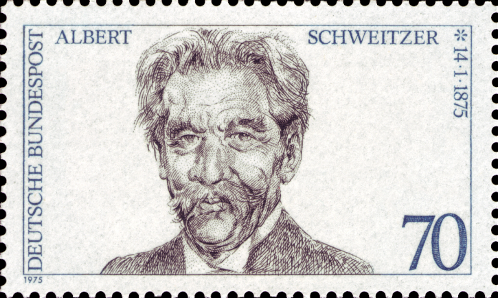 Briefmarken BRD (Bund) 1975, Mi.Nr. 830, Albert Schweitzer. Postfrisch
