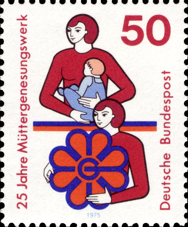 Briefmarken BRD (Bund) 1975, Mi.Nr. 831, Müttergenesungswerk. Postfrisch