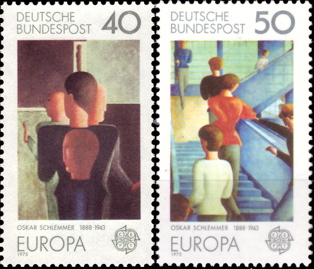 Briefmarken BRD (Bund) 1975, Mi.Nr. 840-841, Europa: Gemälde. Postfrisch