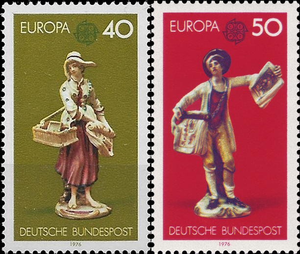 Briefmarken BRD (Bund) 1976, Mi.Nr. 890-891, Europa: Kunsthandwerk. Postfrisch