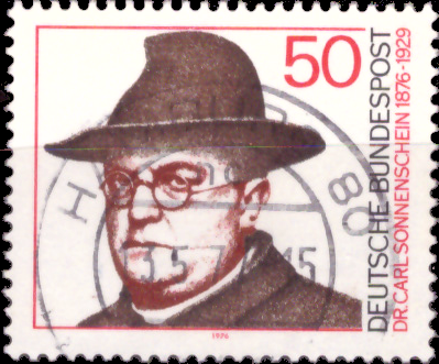 Briefmarken BRD (Bund) 1976, Mi.Nr. 892, Carl Sonnenschein. Gestempelt