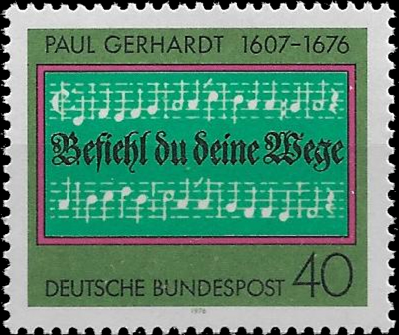 Briefmarken BRD (Bund) 1976, Mi.Nr. 893, Paul Gerhardt. Postfrisch