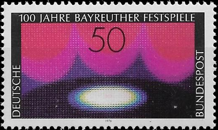 Briefmarken BRD (Bund) 1976, Mi.Nr. 896, Bayreuther Festspiele. Postfrisch
