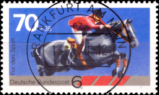 Briefmarken BRD (Bund) 1978, Mi.Nr. 968, Sporthilfe. Gestempelt