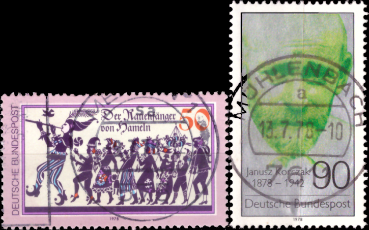 Briefmarken BRD (Bund) 1978, Mi.Nr. 972, 973, Gestempelt