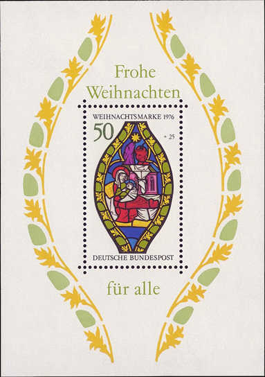 Briefmarken BRD (Bund) 1976, Mi.Nr. Block 13, Weihnachten. Postfrisch
