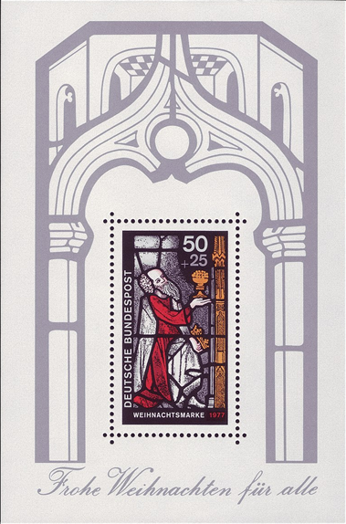 Briefmarken BRD (Bund) 1977, Mi.Nr. Block 15, Weihnachten. Postfrisch