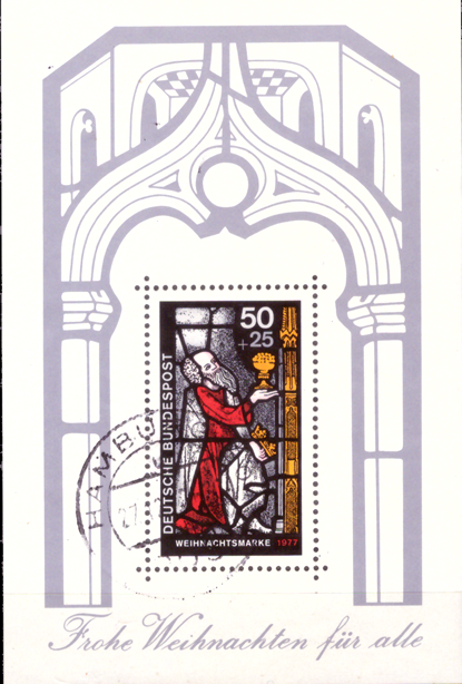 Briefmarken BRD (Bund) 1977, Mi.Nr. Block 15, Weihnachten. Gestempelt