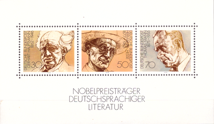 Briefmarken BRD (Bund) 1978, Mi.Nr. Block 16, Nobelpreisträger. Postfrisch