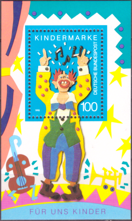 Briefmarken BRD (Bund) 1993, Mi.Nr. Block27, Für uns Kinder. Postfrisch