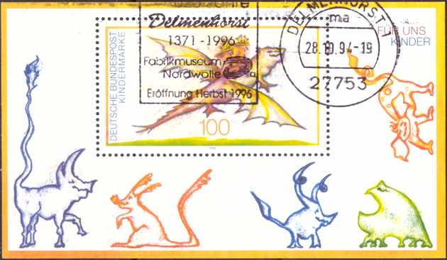 Briefmarken BRD (Bund) 1994, Mi.Nr. Block 30, Für uns Kinder. Gestempelt