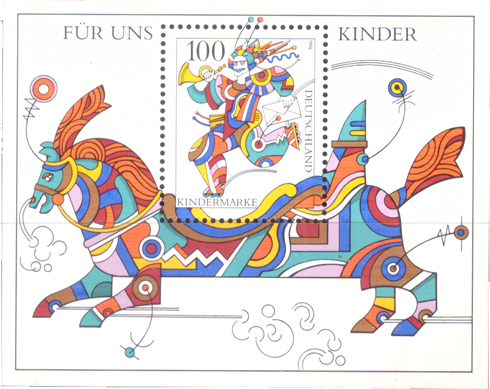 Briefmarken BRD (Bund) 1996, Mi.Nr. Block 35, Für uns Kinder. Postfrisch