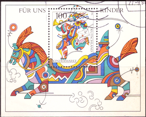 Briefmarken BRD (Bund) 1996, Mi.Nr. Block 35, Für uns Kinder. Gestempelt