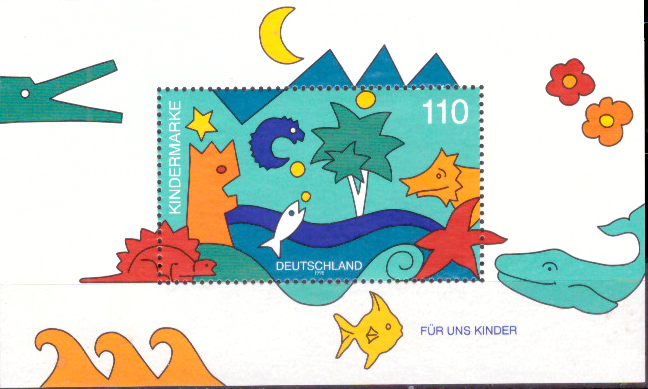 Briefmarken BRD (Bund) 1998, Mi.Nr. Block 42. Für uns Kinder. Postfrisch