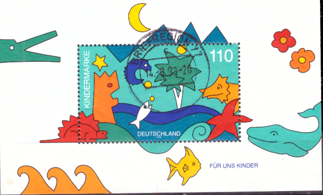 Briefmarken BRD (Bund) 1998, Mi.Nr. Block 42. Für uns Kinder. Gestempelt