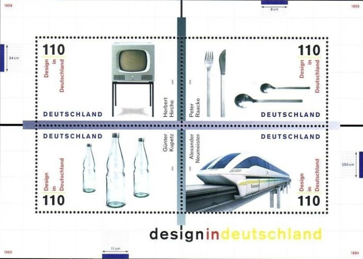 Briefmarken BRD (Bund) 1999, Mi.Nr. Block 50, Design in Deutschland. Postfrisch
