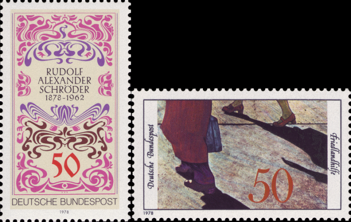 Briefmarken BRD (Bund) 1978, Mi.Nr. 956, 957, Postfrisch
