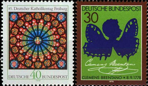 Briefmarken BRD (Bund) 1978, Mi.Nr. 977, 978, Postfrisch