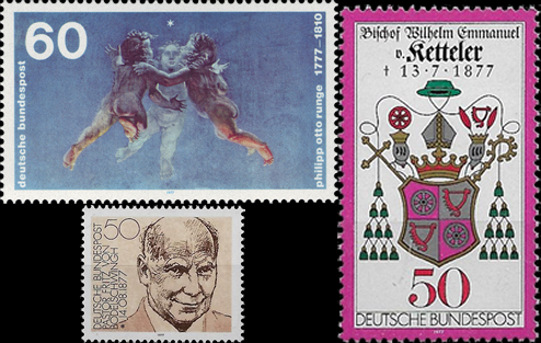 Briefmarken BRD (Bund) 1977, Mi.Nr. 940, 941, 942, Postfrisch